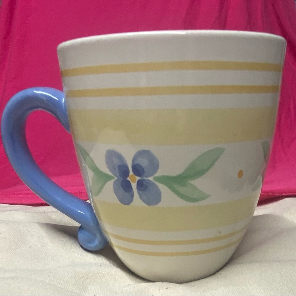 Pfaltzgraff Summer Breeze Coffee Mugs. Set of Two